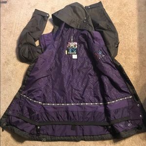 Burton snowboard ski jacket woman medium